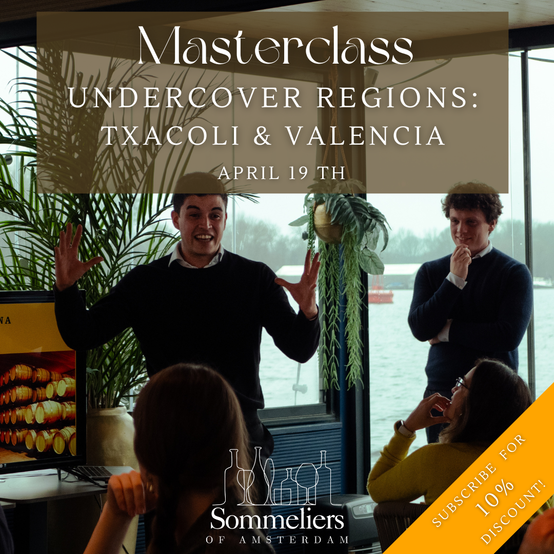 Wine tasting Undercover regions: Txakoli & Valencia