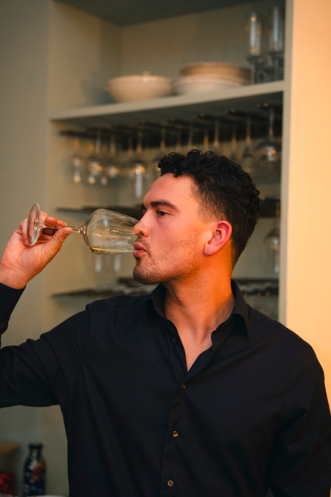 A sommelier-led private wine tasting in an Amsterdam wine room